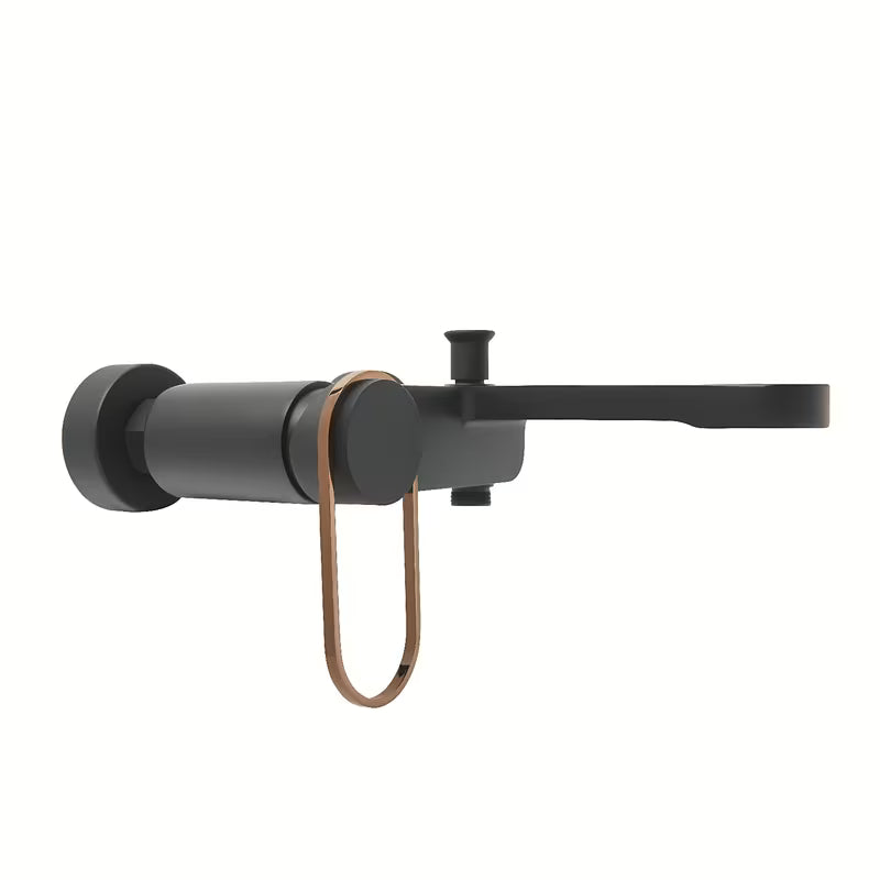 Jednoručna Baterija zidna miješalica za kadu SAT Fusion u mat crnoj i brončanoj izvedbi.