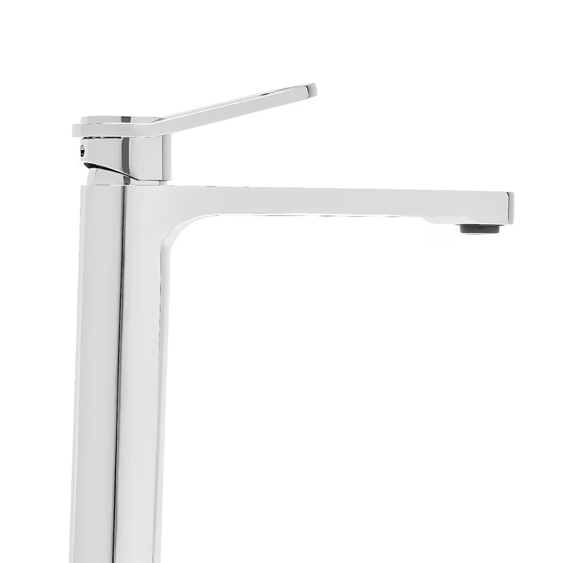 Visoka kromirana miješalica za umivaonik SAT Fusion s kosom ručicom bez odvoda