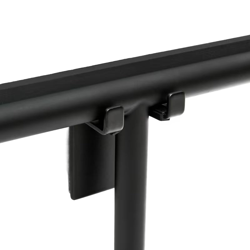 Crni kukica SAT minimalističkog dizajna pro montaža bez bušenja pomoću 3M trake