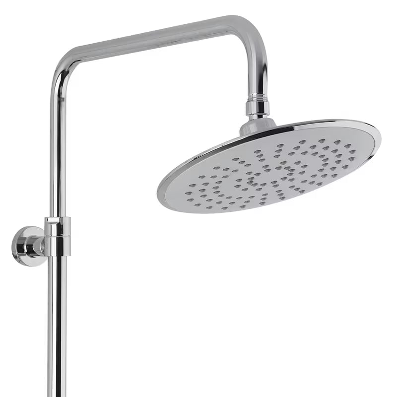 Plastična nadglavni tuš SAT u krom izvedbi sa silikonskim mlaznicama