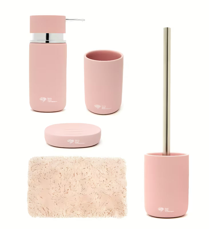 Set kupaonskih dodataka SAT Infinitio u modernom usklađenom dizajnu pro za svakodnevnu upotrebu.