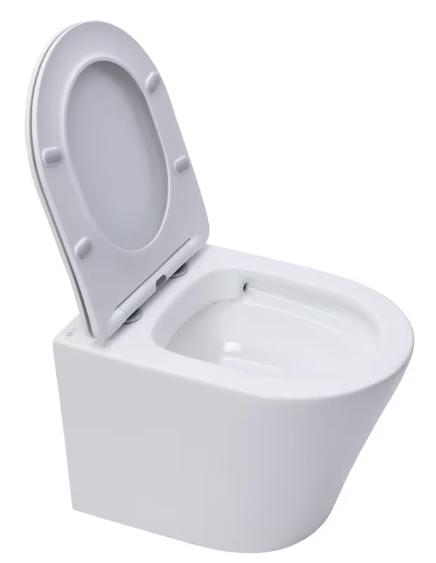 Viseći WC set SAT Infinitio s ugradbenim modulom za lagane zidove i tipkom za ispiranje