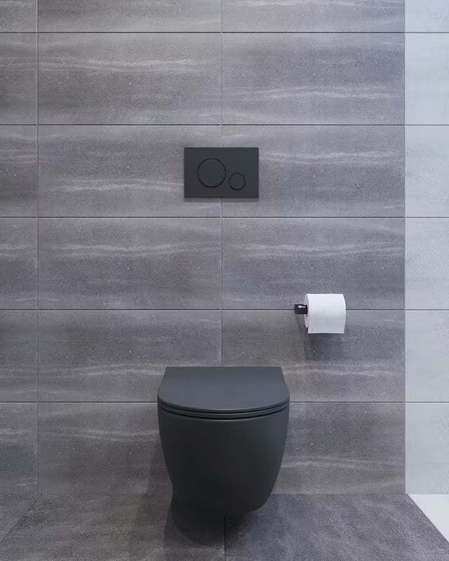 Viseći podžbukni WC školjke set SAT Infinitio s modulom, tipkom i WC školjke WC školjkom s wc daskom soft Close