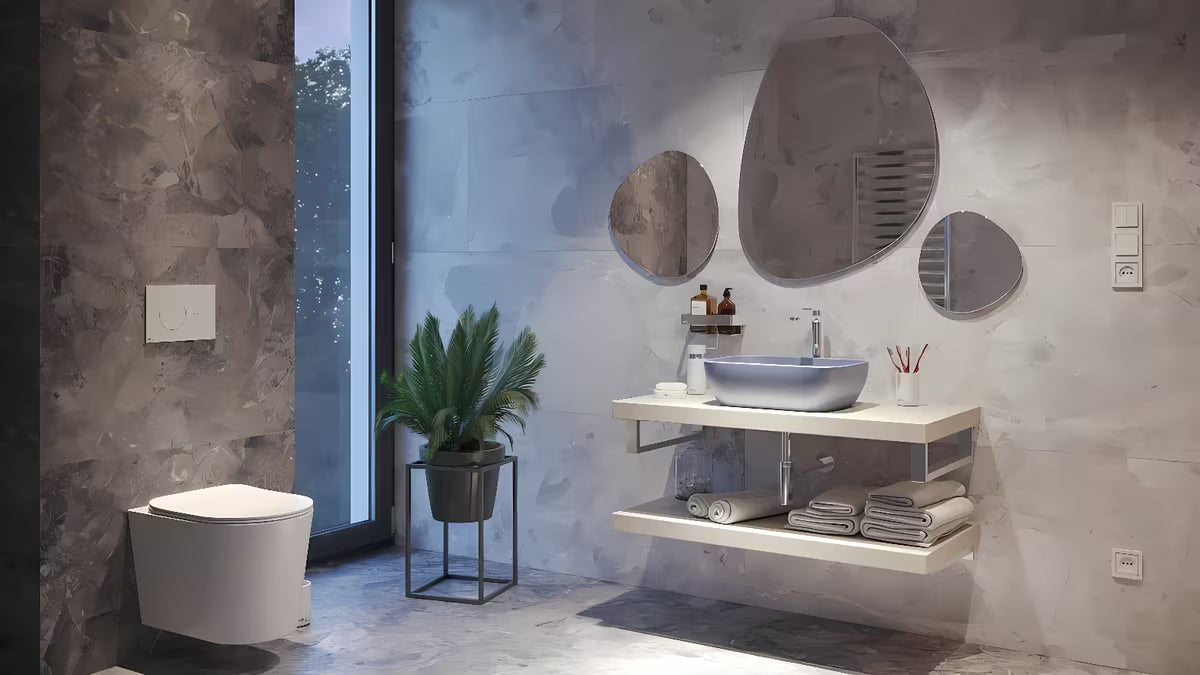 Mat ružičasti keramički umivaonik na ploču SAT Infinitio bez preljeva, ovalni oblik, 45,5x32,5 cm.