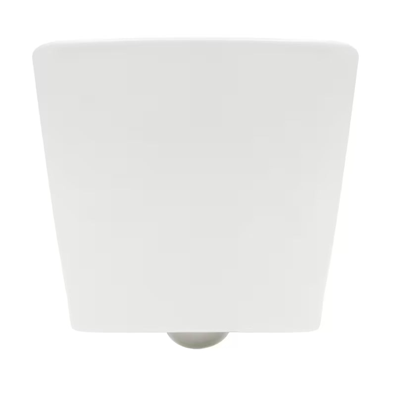 Bijeli viseća WC školjka SAT Infinitio pravokutnog oblika s wc daskom soft Close sa skrivenim pričvršćenjem