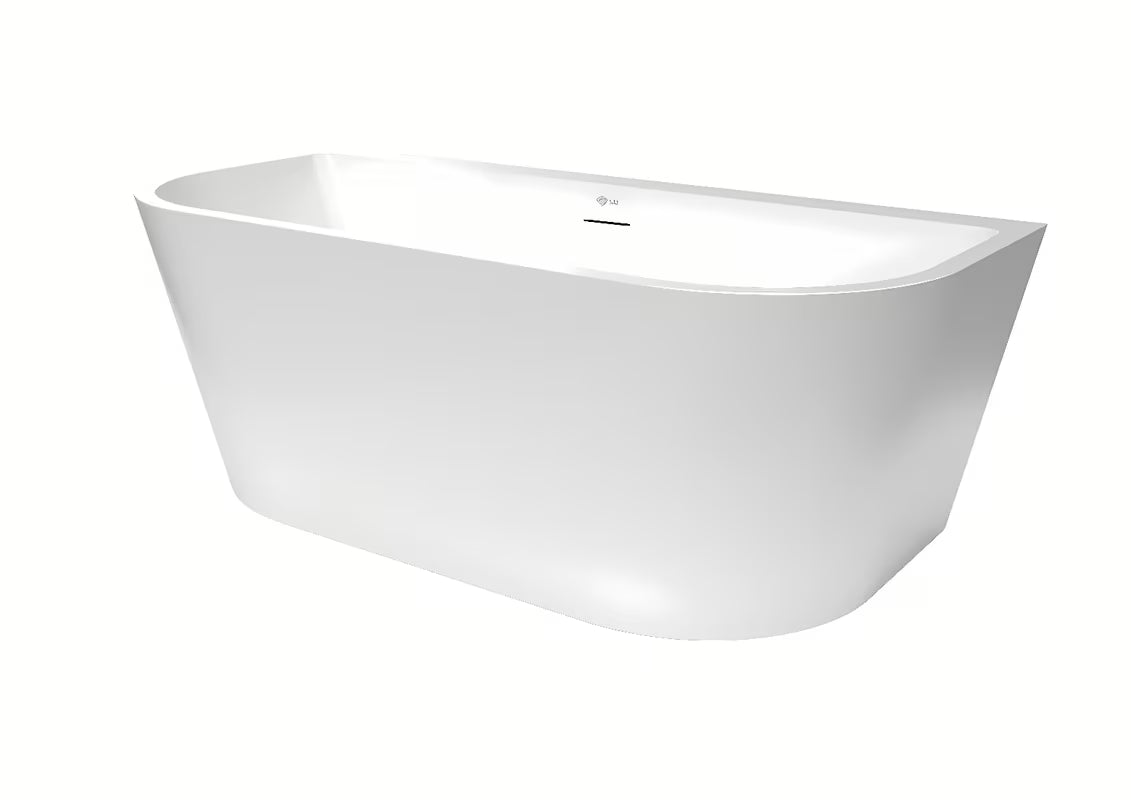 Samostojeći akrilna kada SAT Katy 160x75 cm namijenjena za ugradnju za zid i kao samostojeća.