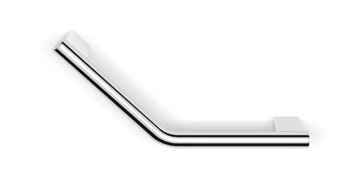 Kutne ručka SAT Chrome u krom izvedbi pro za upotrebu uz kade ili u tuš-kabini.