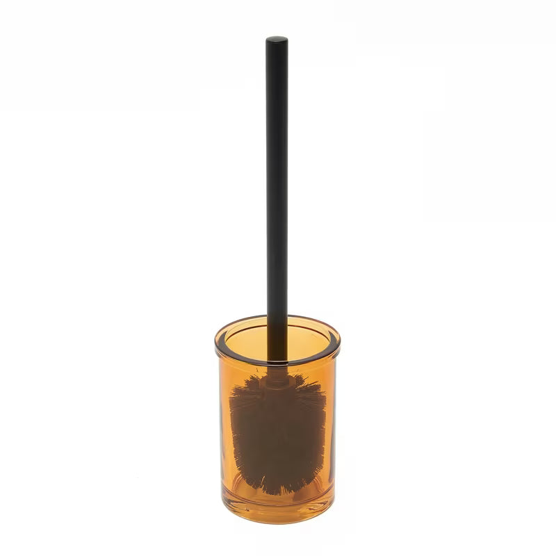 Samostojeći ČETKA za Wc SAT Magic u smeđoj sjajnoj izvedbi sa zaobljenim oblikom.
