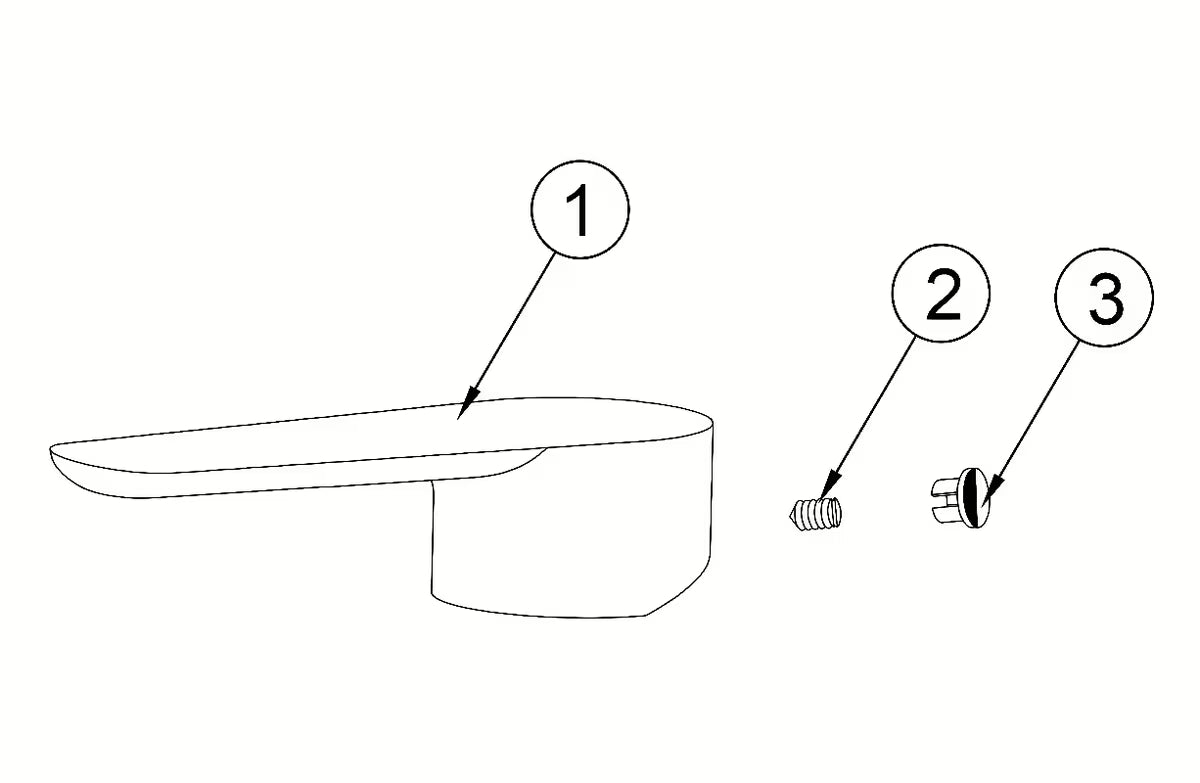Zamjenska ručica pro miješalice SAT Mood minimalističkog dizajna