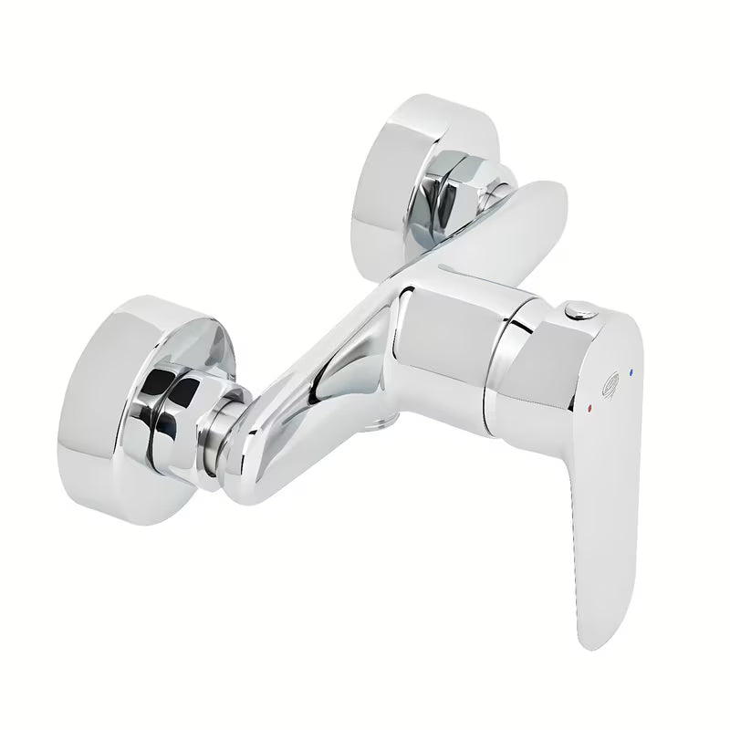 Kromirana jednoručna baterija miješalica za tuš SAT Mood pro za zidnu montažu bez tuš seta.