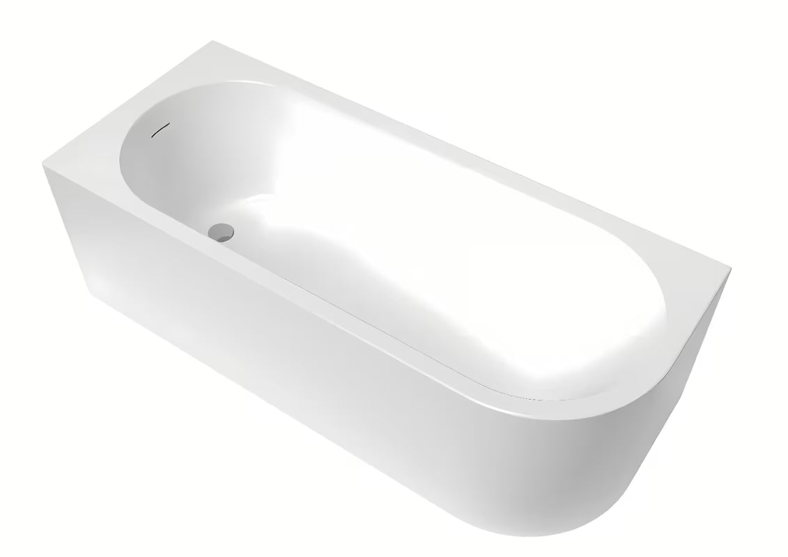 Samostojeći kutna kada SAT Mood u lijevoj izvedbi 170x70 cm od akrila