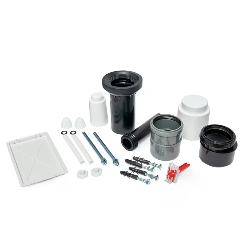 Viseći WC set vitra Normus u sjajnoj bijeloj boji s predzidnim modulom i sjedalom soft Close