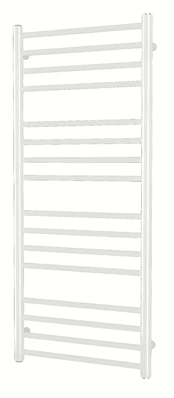 Bijeli kombinirani radijator SAT Paul 50x114 cm s bočnim priključkom na razmak.