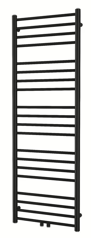Kombinirani radijator SAT Paul 50x144 cm u crnoj mat boji sa središnjim priključkom