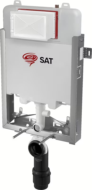 Podžbukni vodokotlić SAT Slim plava pro za ugradnju visećeg WC školjke u nosivi zid
