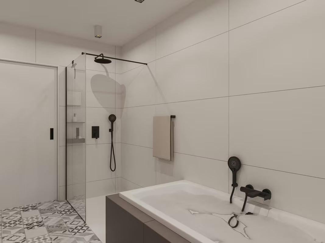 Podžbukni priključak SAT B-Way u crnoj mat boji