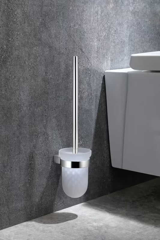 Zidna ČETKA za Wc SAT Project u kromu sa satiniranim staklom