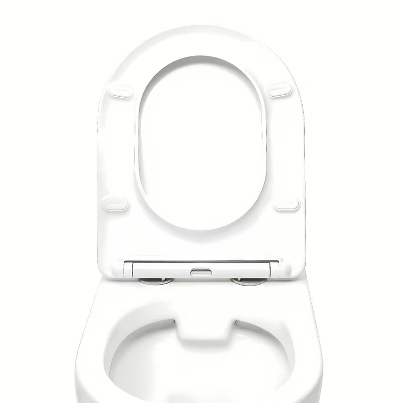Viseća WC Školjka SAT Project u sjajnoj bijeloj boji s wc daskom soft Close i otvorenim ispiranjem