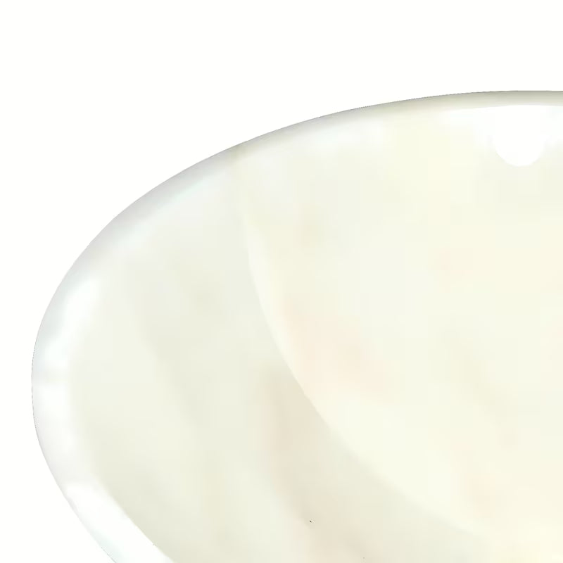 Umivaonik na ploču SAT Purity od bijelog mramora dimenzija 43x43 cm bez preljeva