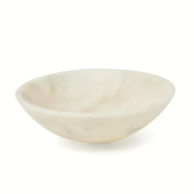 Umivaonik na ploču SAT Purity od bijelog mramora dimenzija 43x43 cm bez preljeva