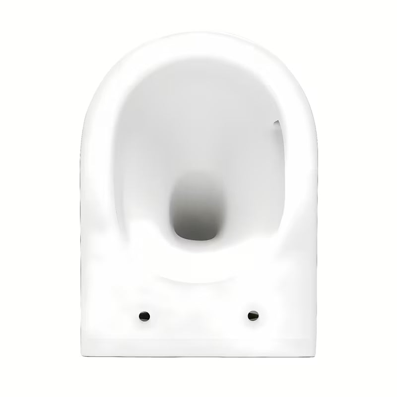 Viseći WC set SAT Tornado za ugradnju u zid s vrtložnim ispiranjem i bijelom tipkom za ispiranje