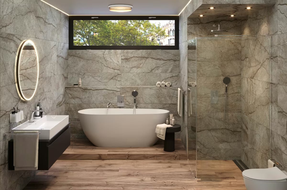 Ručna tuš slušalica SAT u crnoj i kromiranoj boji s tri funkcije mlaza