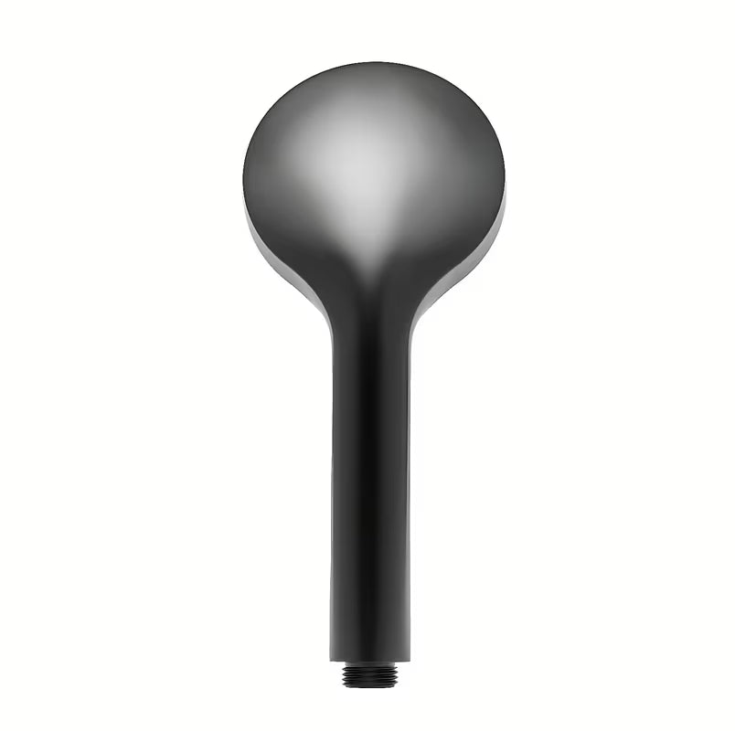 Ručna tuš slušalica SAT u mat crnoj boji s promjerom 10 cm i tri vrste mlaza.