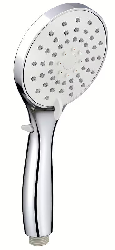 Kromirana ručna tuš slušalica SAT s funkcijom STOP i tri vrste mlaza