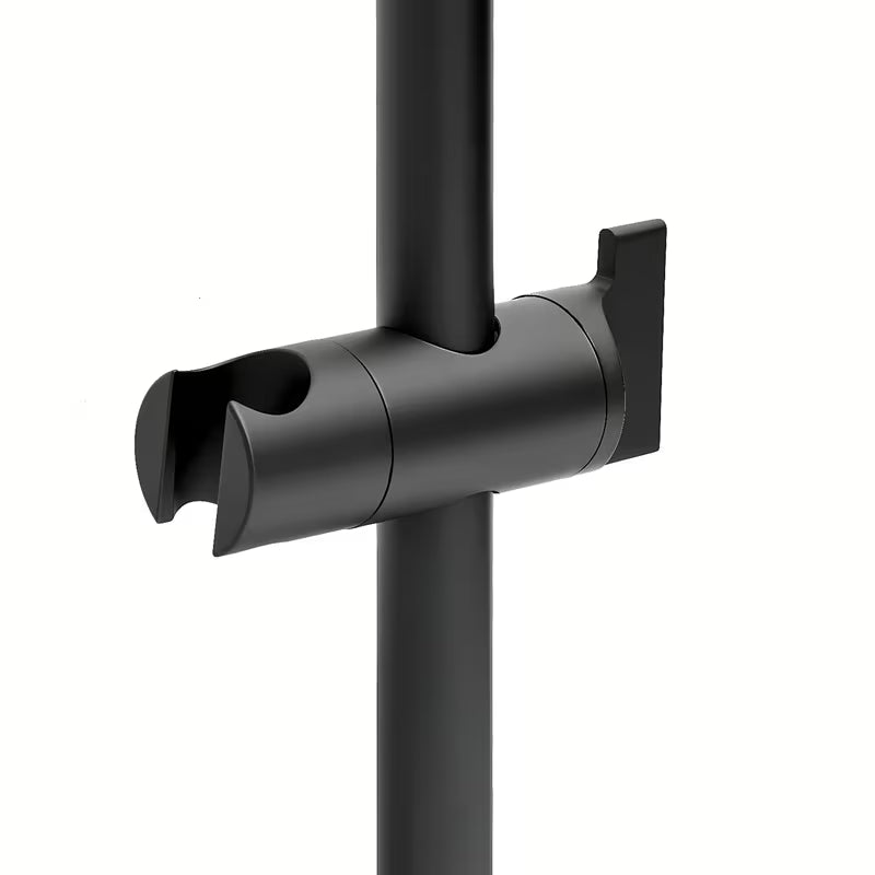 Tuš šipka SAT u mat crnoj izvedbi s okruglim dizajnom pro moderni tuš kabina.