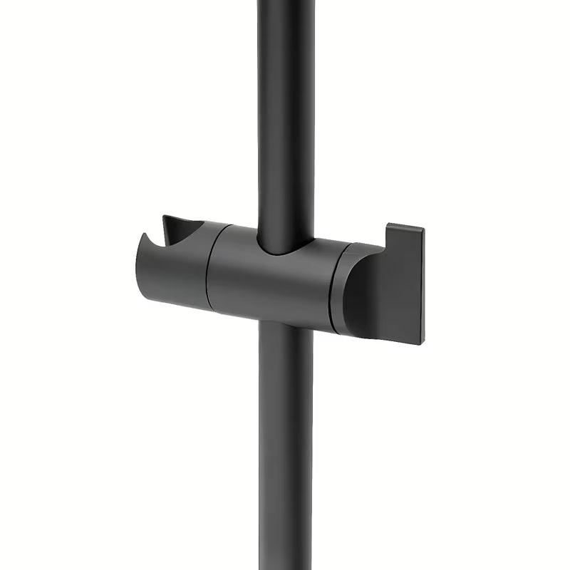 Tuš šipka SAT u mat crnoj izvedbi s okruglim dizajnom pro moderni tuš kabina.