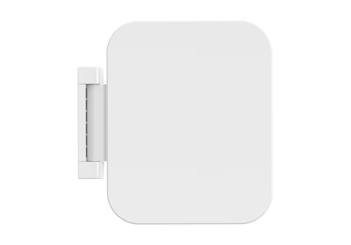 Bijelo sklopive sjedalo za tuš SAT s plastičnom sjedećom površinom pro za udobno sjedenje pod tušem