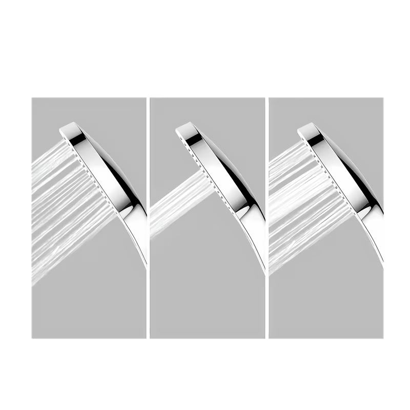 Kromirani tuš sustav SAT Chrome s nadglavnim tušem, ručnim tušem i tuš šipkom s klizačem.