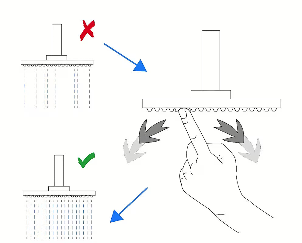 Tuš sustav SAT Chrome s jednoručnom miješalicom, policom, nadglavnim i ručnim tušem u izvedbi bijela/krom.