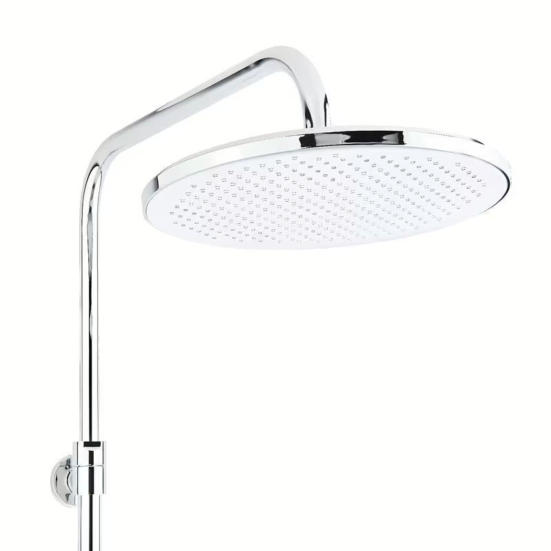 Tuš sustav SAT Chrome s termostatskom miješalicom, nadglavnim tušem 25 cm i ručnim tušem s tri vrste mlaza.