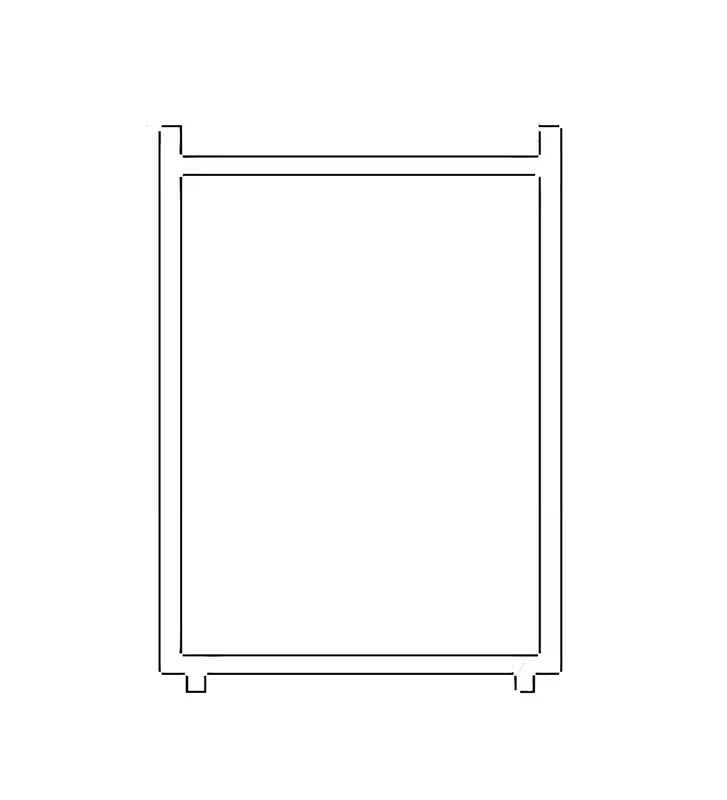 Kompenzacijski profil SAT Tex u izvedbi chrome pro za poravnanje građevinskog otvora kod tuš vrata