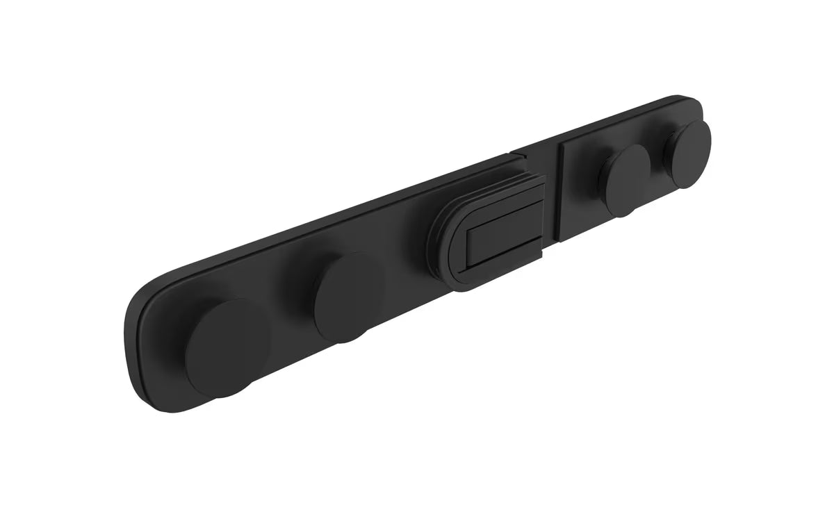 Tuš vrata s okretanjem tuš vrata SAT Tgd New 100 cm, crna mat, prozirno staklo i Easyclean premaz.