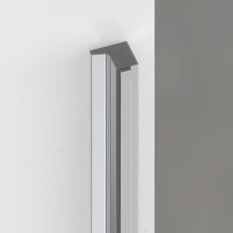 Tuš vrata za nišu SAT TGD New 120 cm u sjajnom kromu s prozirnim staklom i Easyclean obradom.