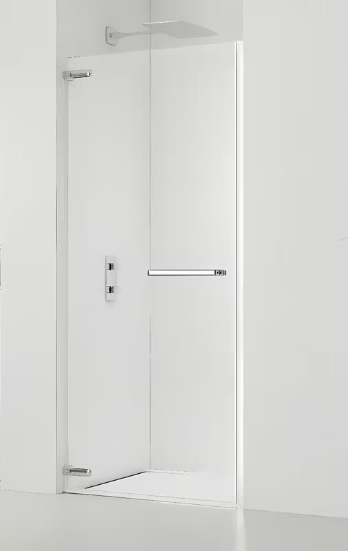 Tuš vrata SAT Tgd New 90 cm za nišu u sjajnom kromu s prozirnim staklom