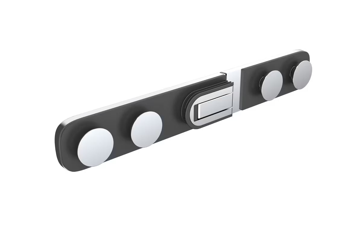 Tuš vrata s okretanjem SAT TGD New 120 cm, krom, prozirno staklo i Easyclean premaz