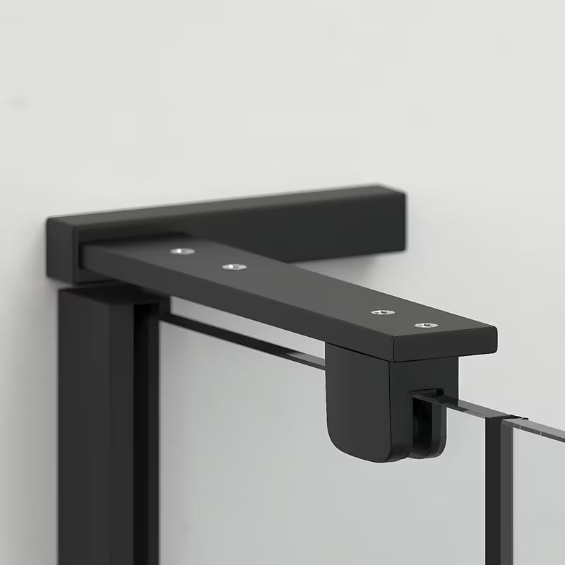 Pravokutna tuš kabina bez okvira tuš kabina SAT Tgd New 90x80 cm u krom izvedbi s prozirnim staklom