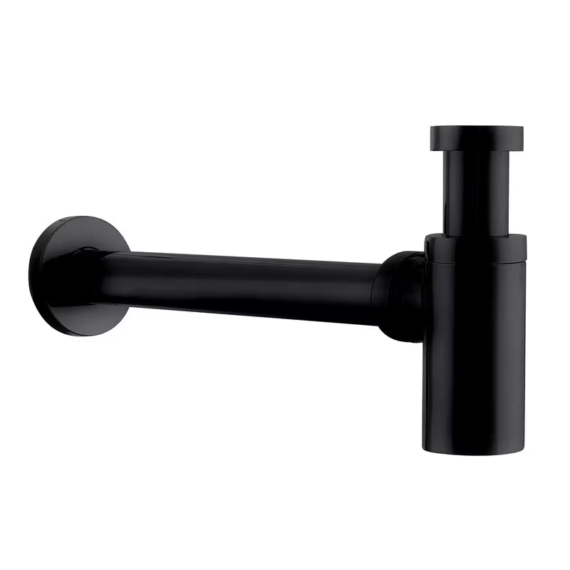 Sifon za Umivaonik SAT u crnoj mat boji s promjerom 32 mm pro modernu kupaonicu
