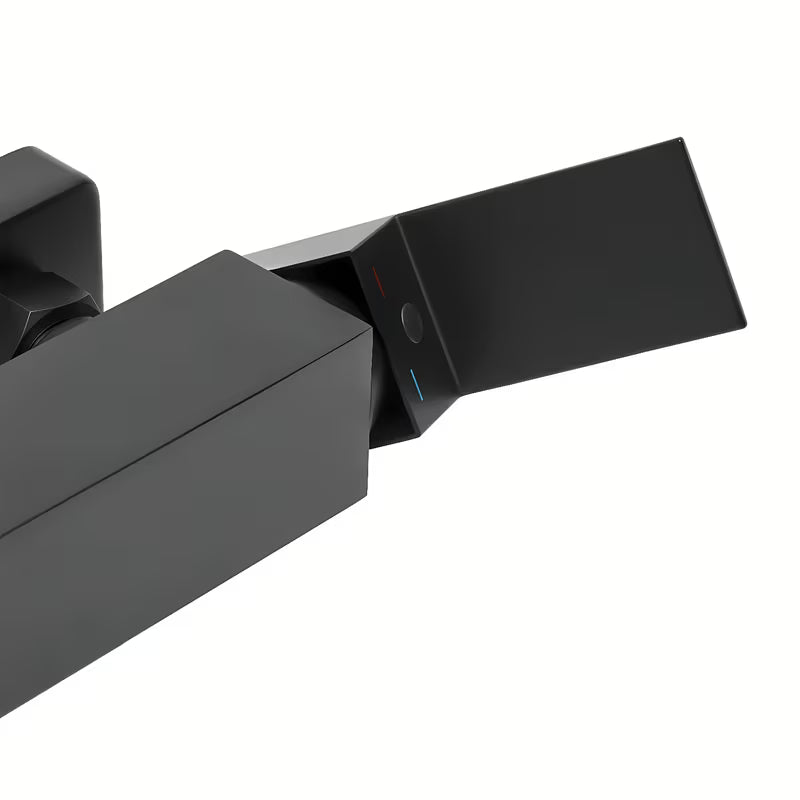 Jednoručna Baterija miješalica za tuš SAT Vision u mat crnoj boji pro za zidnu montažu