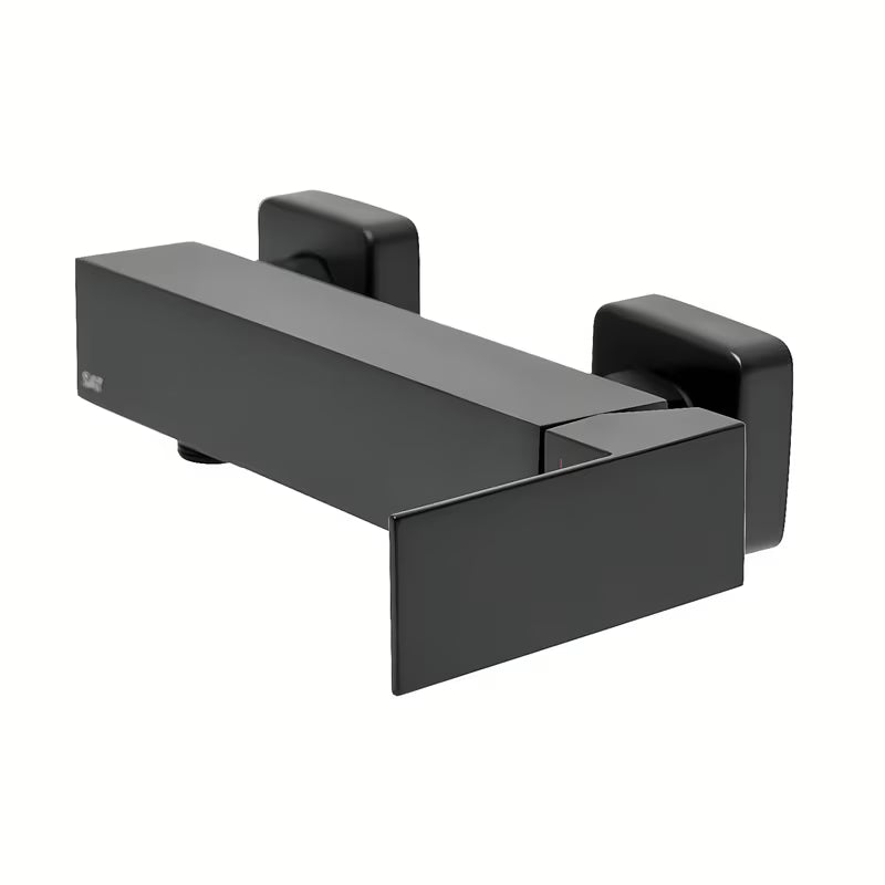 Jednoručna Baterija miješalica za tuš SAT Vision u mat crnoj boji pro za zidnu montažu