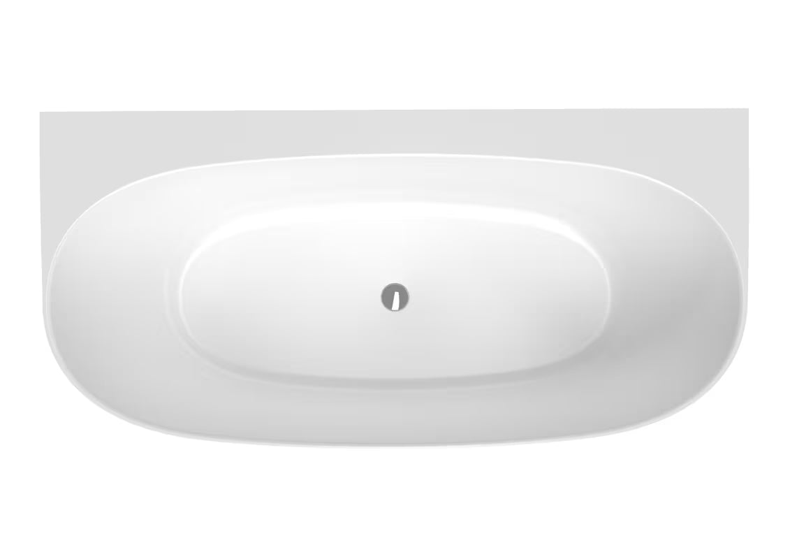 Samostojeća kada SAT od lijevanog mramora s mogućnošću lijeve i desne orijentacije