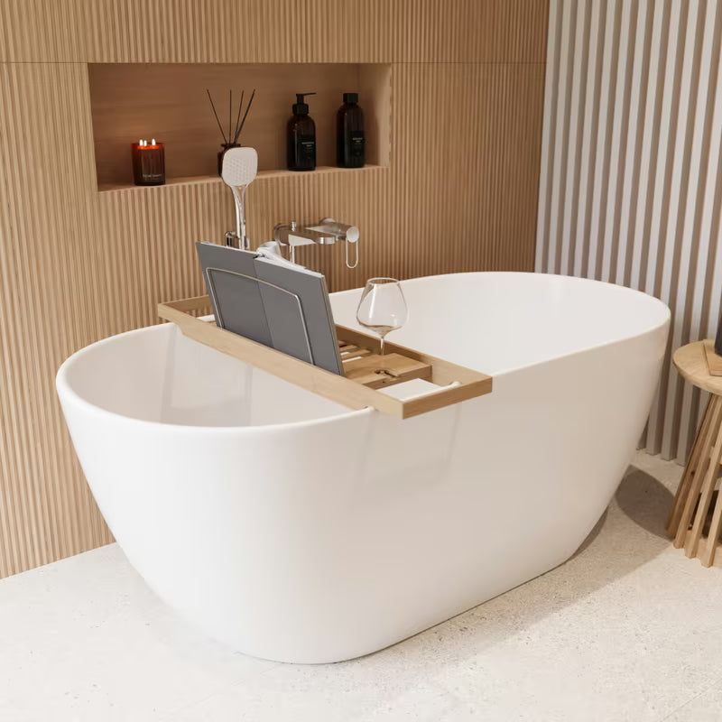 Samostojeća kada SAT od lijevanog mramora 160x74 cm u lijevoj i desnoj izvedbi