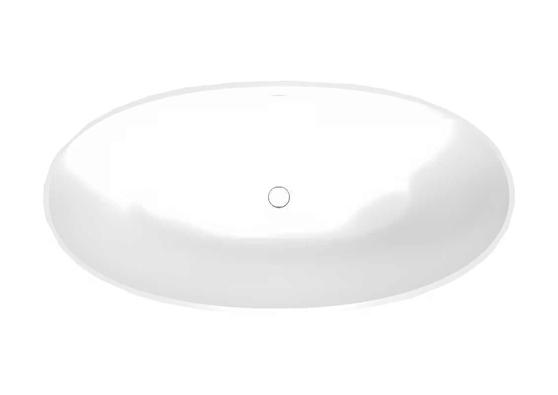 Samostojeća kada SAT od lijevanog mramora s mogućnošću lijeve i desne orijentacije.