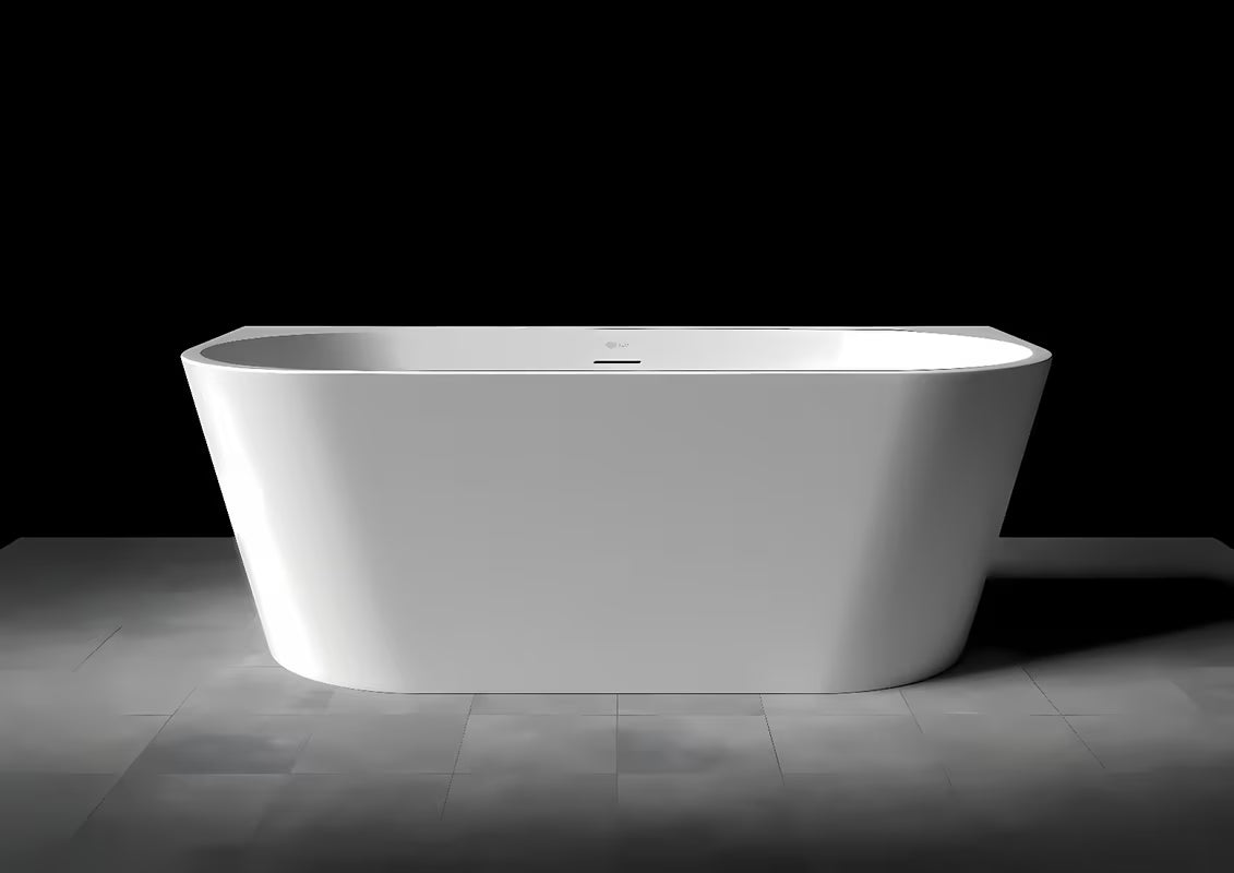 Samostojeći akrilna kada SAT Oli 160x75 cm s lijevom i desnom orijentacijom u sjajnoj bijeloj izvedbi.