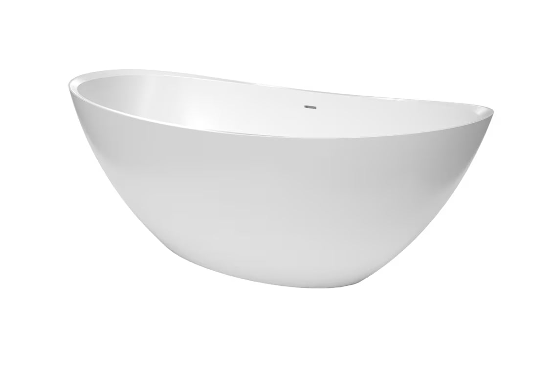 Samostojeća kada SAT od lijevanog mramora pro lijevu i desnu orijentaciju, 167x81,8 cm