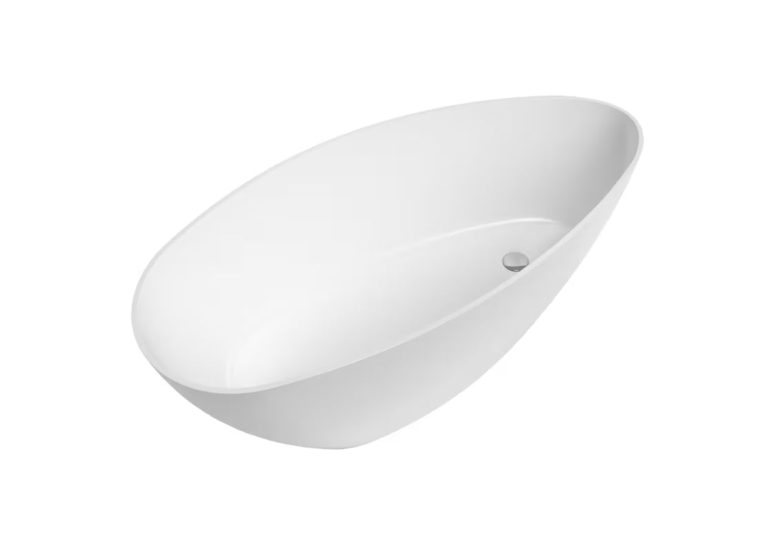 Samostojeća kada SAT od lijevanog mramora 156x71 cm u lijevoj i desnoj izvedbi