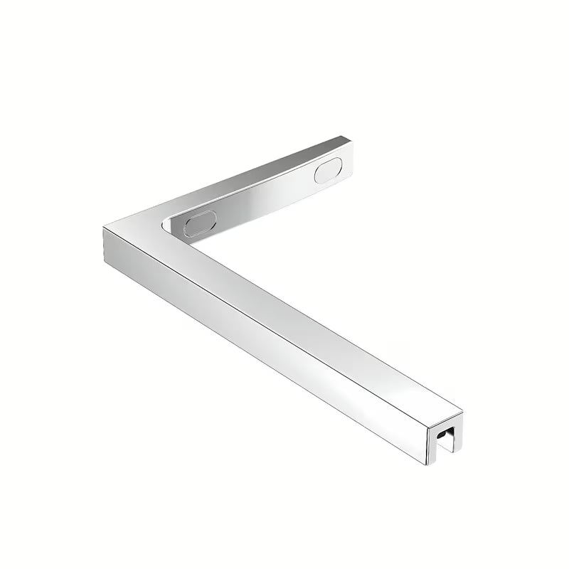 Tuš stijena SAT Walk-in 80 cm u krom izvedbi sa zatamnjenim staklom i EasyClean premazom